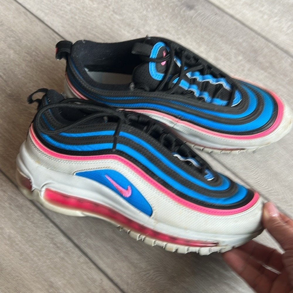 Nike air max 97 Multicolor pink blast Athletic Sneakers 6y women’s 7.5 - Picture 5 of 13